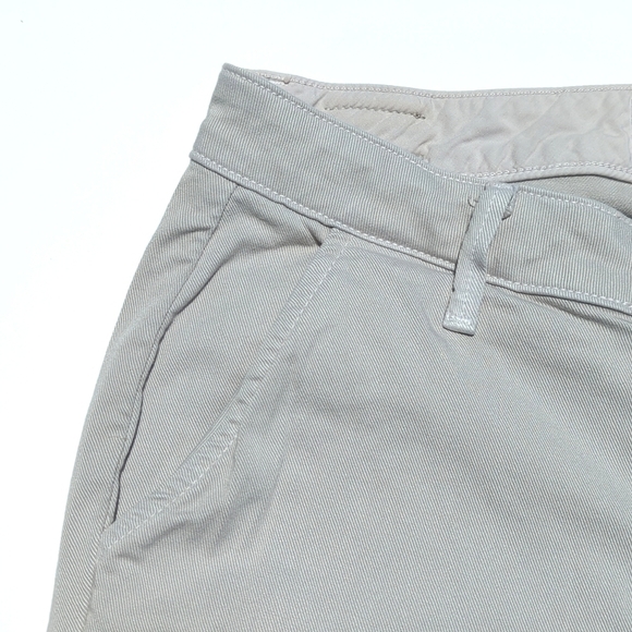 Paige Elson Mid Rise Slim Fit Soft Twill Trouser Jogger Pants Light Gray 27 - Picture 10 of 14